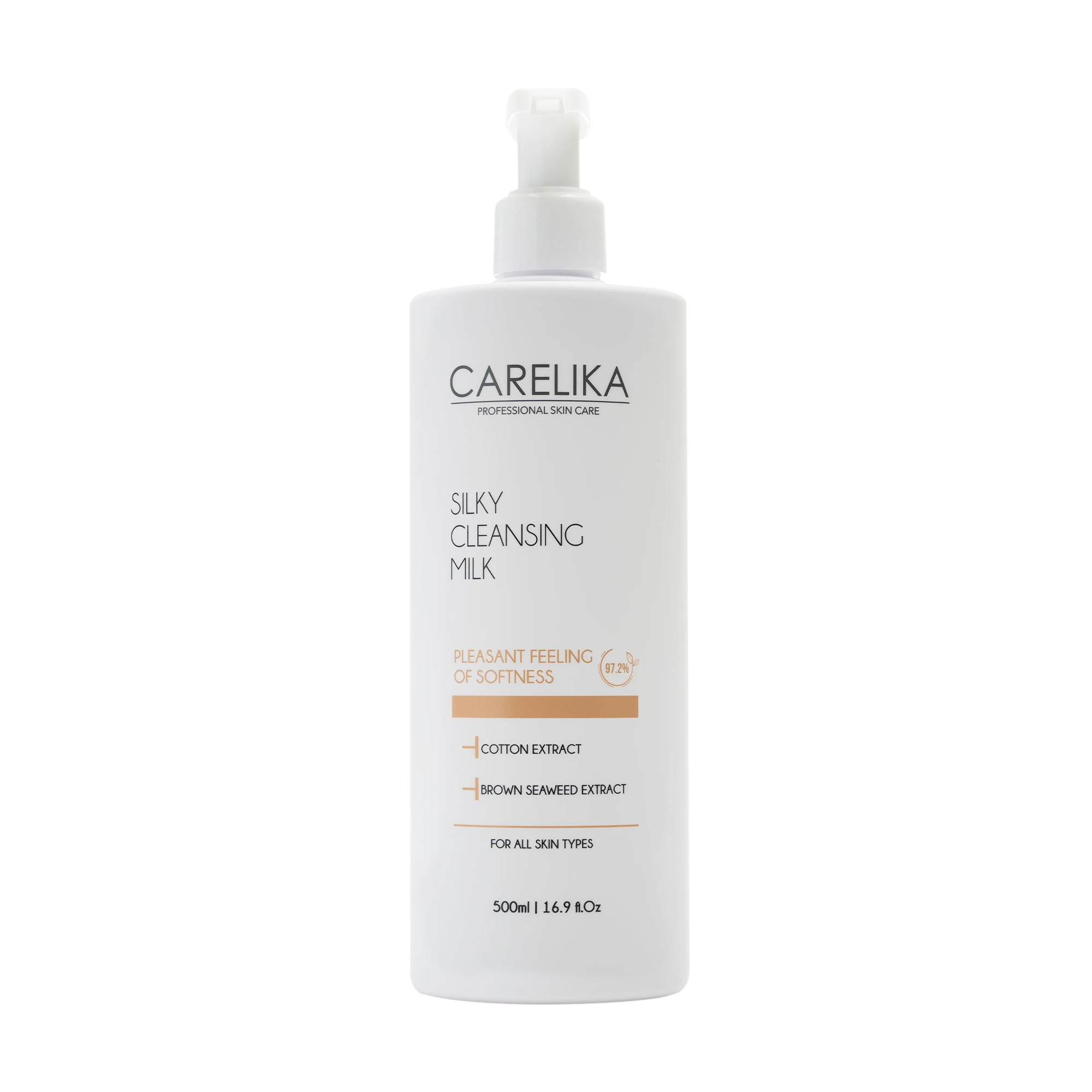 Очищувальне молочко для обличчя Carelika Silky Cleansing Milk, 500 мл