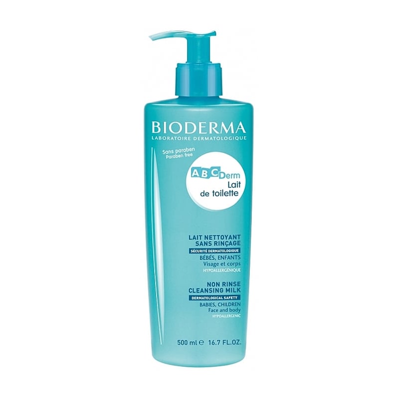 Очищувальне молочко для обличчя та тіла Bioderma ABCDerm Cleansing Milk, 500 мл